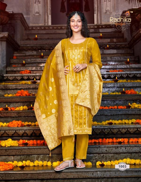 Radhika Banarasi 1 Festive Wear Silk Designer Readymade Collection